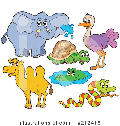 Royalty-Free (RF) Wildlife Clipart Illustration by visekart - Stock Sample #212416