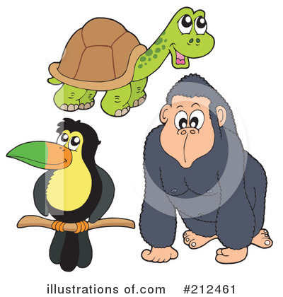 Royalty-Free (RF) Wildlife Clipart Illustration by visekart - Stock Sample #212461