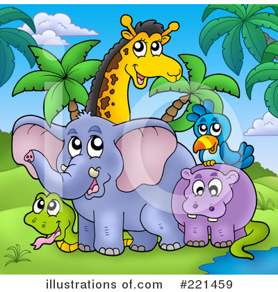 Royalty-Free (RF) Wildlife Clipart Illustration by visekart - Stock Sample #221459