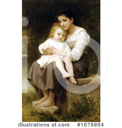 Royalty-Free (RF) William Adolphe Bouguereau Clipart Illustration by JVPD - Stock Sample #1076804