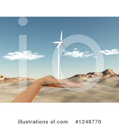 Royalty-Free (RF) Wind Energy Clipart Illustration by KJ Pargeter - Stock Sample #1248770