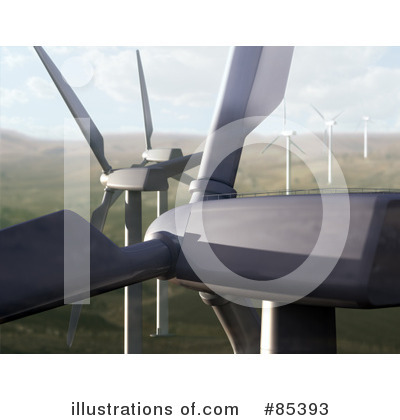 Royalty-Free (RF) Wind Power Clipart Illustration by Mopic - Stock Sample #85393