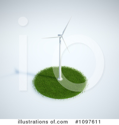 Royalty-Free (RF) Wind Turbine Clipart Illustration by Mopic - Stock Sample #1097611