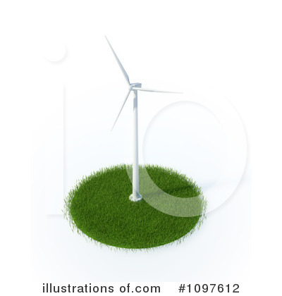 Royalty-Free (RF) Wind Turbine Clipart Illustration by Mopic - Stock Sample #1097612