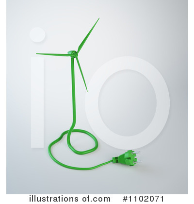 Royalty-Free (RF) Wind Turbine Clipart Illustration by Mopic - Stock Sample #1102071