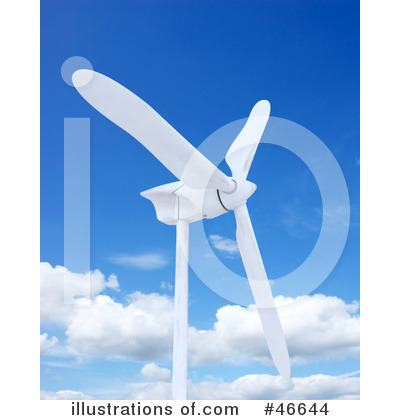 Wind Turbines Clipart #46644 by KJ Pargeter
