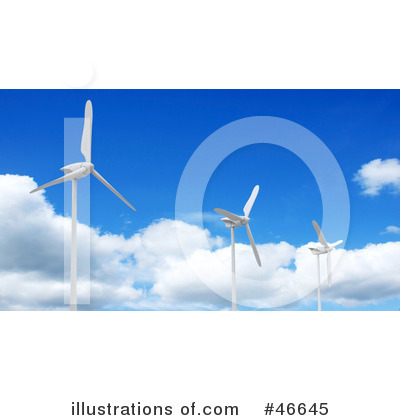 Wind Turbines Clipart #46645 by KJ Pargeter