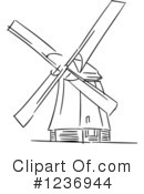 Windmill Clipart #1236944 by Vector Tradition SM