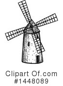 Windmill Clipart #1448089 by Vector Tradition SM