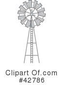 Windmill Clipart #42786 by Dennis Holmes Designs