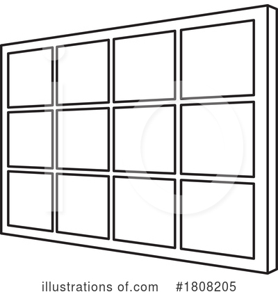 Royalty-Free (RF) Window Clipart Illustration by Lal Perera - Stock Sample #1808205