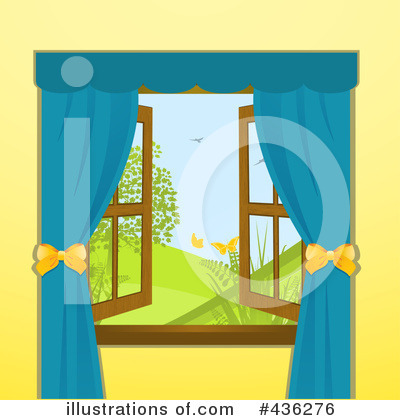 Royalty-Free (RF) Window Clipart Illustration by elaineitalia - Stock Sample #436276