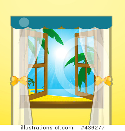 Royalty-Free (RF) Window Clipart Illustration by elaineitalia - Stock Sample #436277