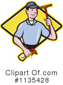 Window Washer Clipart #1135428 by patrimonio