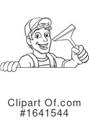 Window Washer Clipart #1641544 by AtStockIllustration