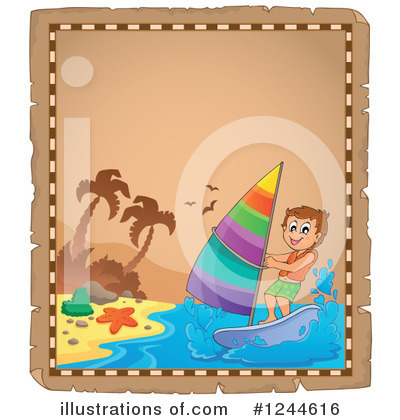 Wind Surfing Clipart #1244616 by visekart