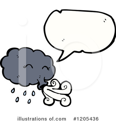 Royalty-Free (RF) Windy Cloud Clipart Illustration by lineartestpilot - Stock Sample #1205436