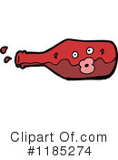 Wine Bottle Clipart #1185274 by lineartestpilot