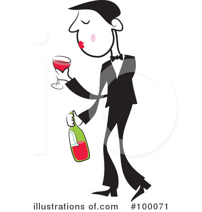 Royalty-Free (RF) Wine Clipart Illustration by Prawny - Stock Sample #100071