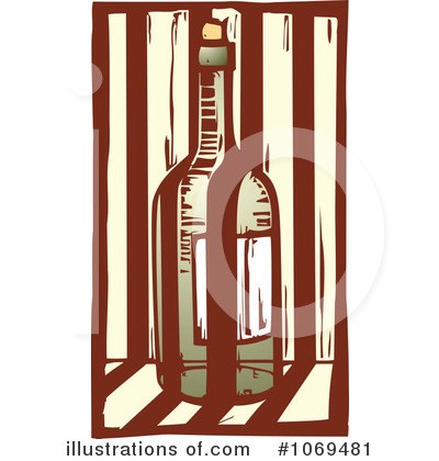 Royalty-Free (RF) Wine Clipart Illustration by xunantunich - Stock Sample #1069481