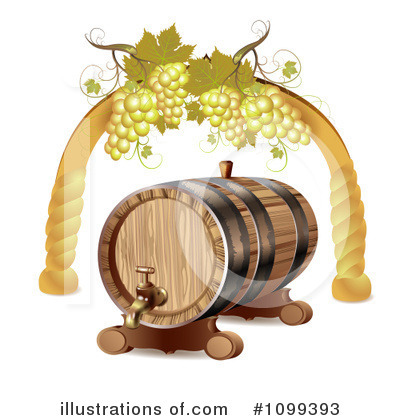 Royalty-Free (RF) Wine Clipart Illustration by merlinul - Stock Sample #1099393