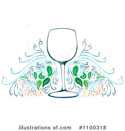 Royalty-Free (RF) Wine Clipart Illustration by Cherie Reve - Stock Sample #1100318