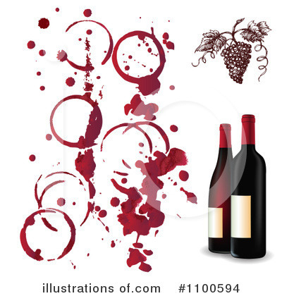 Royalty-Free (RF) Wine Clipart Illustration by Eugene - Stock Sample #1100594
