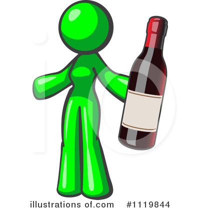Royalty-Free (RF) Wine Clipart Illustration by Leo Blanchette - Stock Sample #1119844
