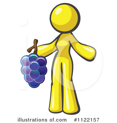 Grapes Clipart #1122157 by Leo Blanchette