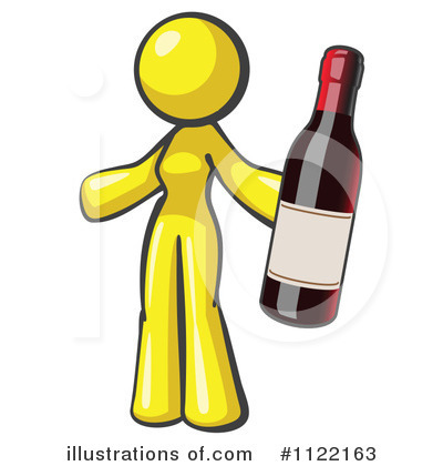 Royalty-Free (RF) Wine Clipart Illustration by Leo Blanchette - Stock Sample #1122163