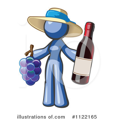Royalty-Free (RF) Wine Clipart Illustration by Leo Blanchette - Stock Sample #1122165
