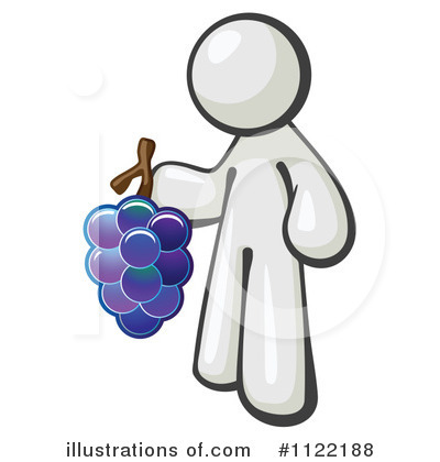 Grapes Clipart #1122188 by Leo Blanchette