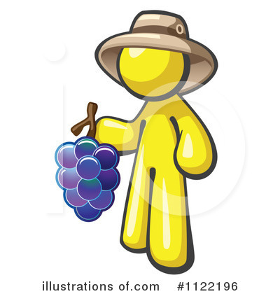Grapes Clipart #1122196 by Leo Blanchette