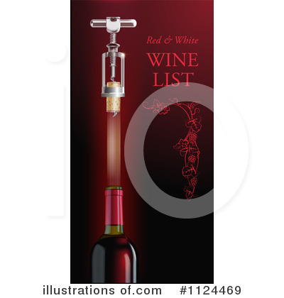 Royalty-Free (RF) Wine Clipart Illustration by Eugene - Stock Sample #1124469