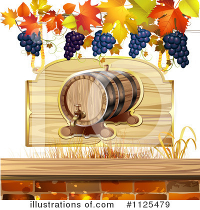 Royalty-Free (RF) Wine Clipart Illustration by merlinul - Stock Sample #1125479