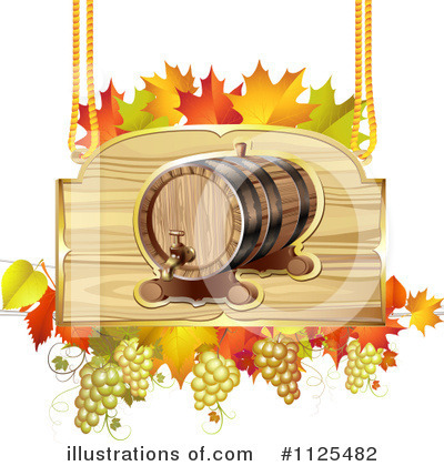 Royalty-Free (RF) Wine Clipart Illustration by merlinul - Stock Sample #1125482