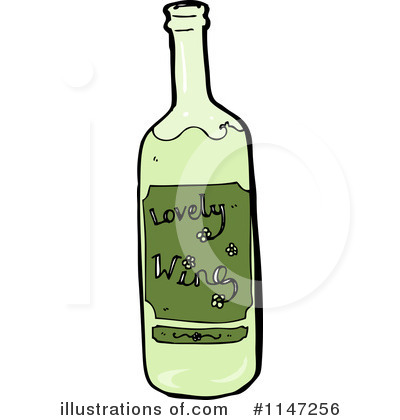 Wine Bottle Clipart #1147256 by lineartestpilot