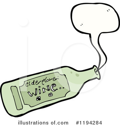 Royalty-Free (RF) Wine Clipart Illustration by lineartestpilot - Stock Sample #1194284