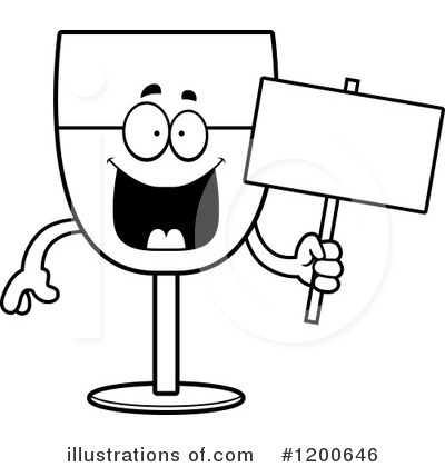 Royalty-Free (RF) Wine Clipart Illustration by Cory Thoman - Stock Sample #1200646