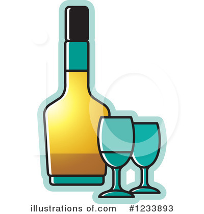 Wine Clipart #1233893 by Lal Perera