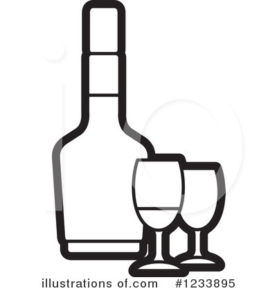 Royalty-Free (RF) Wine Clipart Illustration by Lal Perera - Stock Sample #1233895