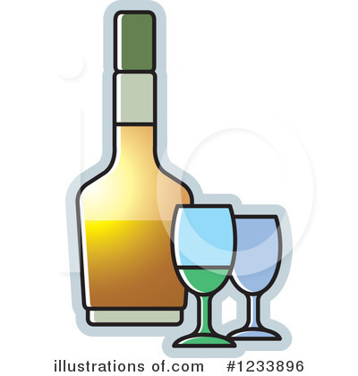 Wine Clipart #1233896 by Lal Perera