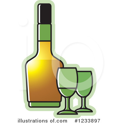Royalty-Free (RF) Wine Clipart Illustration by Lal Perera - Stock Sample #1233897