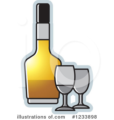 Royalty-Free (RF) Wine Clipart Illustration by Lal Perera - Stock Sample #1233898