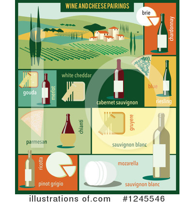 Royalty-Free (RF) Wine Clipart Illustration by Eugene - Stock Sample #1245546