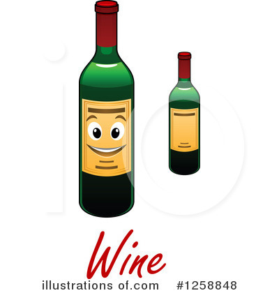 Royalty-Free (RF) Wine Clipart Illustration by Vector Tradition SM - Stock Sample #1258848