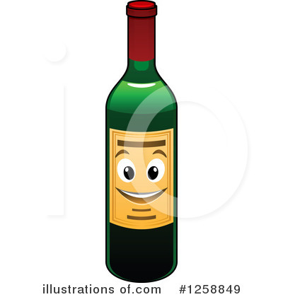 Royalty-Free (RF) Wine Clipart Illustration by Vector Tradition SM - Stock Sample #1258849