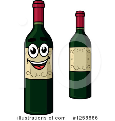 Royalty-Free (RF) Wine Clipart Illustration by Vector Tradition SM - Stock Sample #1258866