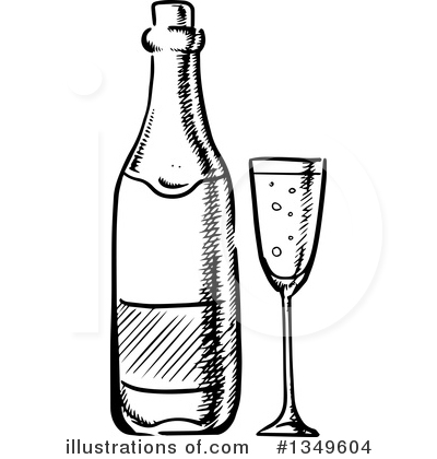 Royalty-Free (RF) Wine Clipart Illustration by Vector Tradition SM - Stock Sample #1349604