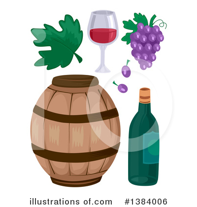Royalty-Free (RF) Wine Clipart Illustration by BNP Design Studio - Stock Sample #1384006